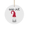 ChillThreads God Jul Ornament - Swedish and Norwegian Tomte Nisse