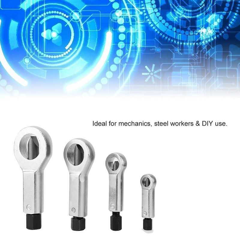 Nut Splitter,Specialty Tools,Bolt Cutter,4Pcs Nut Splitter Tools 9-27mm, Hardened Steel