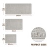 Tuocal Microfiber Thickened Bath Mat, Non Slip Super Absorbent Ultra