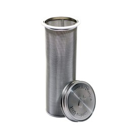 64oz Half Gallon Cold Brew Coffee and Tea Maker Stainless Steel Filter For Wide Mouth Mason Jar With Lid And 2 Silicone Seals | Fine Mesh Stainless Steel Cold Brew Coffee Maker Filter
