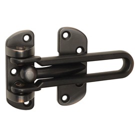 Designers Impressions Oil Rubbed Bronze Swing Bar Door Security Guard : 53560