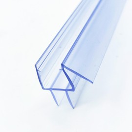 3/8" Frameless Clear Shower Door Bottom Seal for Glass Doors Shower Sweep– Stop Shower Leaks and Create a Water Barrier Length 39” (Single Pack) (39 FT)