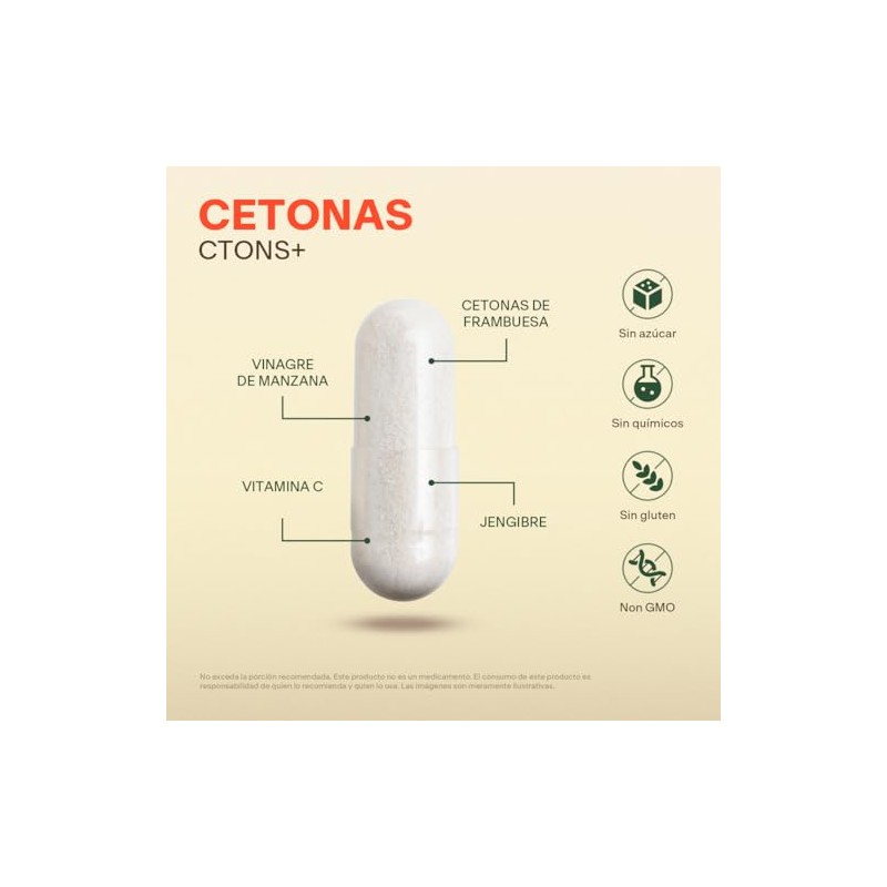 Cetonas de Frambuesa con Vitamina C y Jengibre VITAL BOTANIC