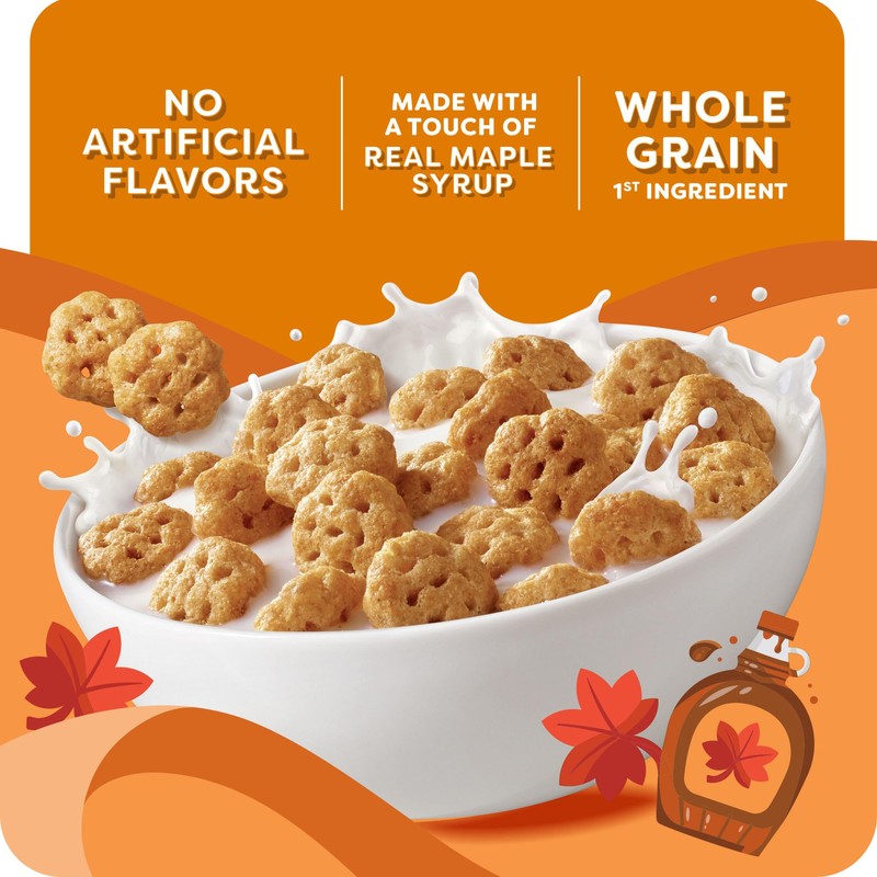 Kashi Breakfast Cereal, Whole Grain, Vegan, Maple Waffle Bites, 12.7oz