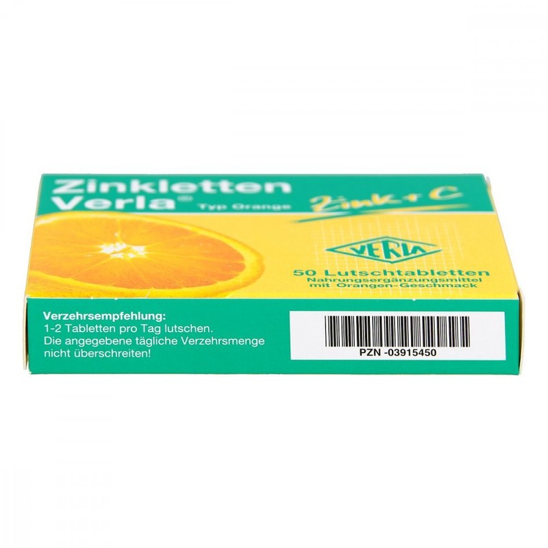 Zinkletten Verla Orange, 50 St