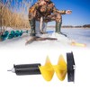 Fockety Ice Auger, 8 Inch Diameter Nylon Ice Fishing Auger,