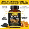 Sakoon nutrition Cold Pressed Black Seed Oil Capsules with Manuka