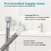 HOIGY Waterfall Bathroom Sink Faucet Oil Rubbed Bronze, Brass Single