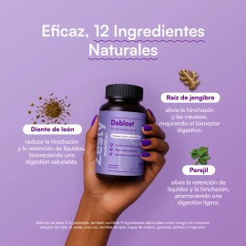 Zesty Debloat Cpsulas Alivio De Hinchazn De Forma Natural Sin Sabor                                                                                   