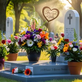 KRONLY Garden Stake Large Bee 32 cm / Rust Stake Weatherproof Garden Decoration Outdoor