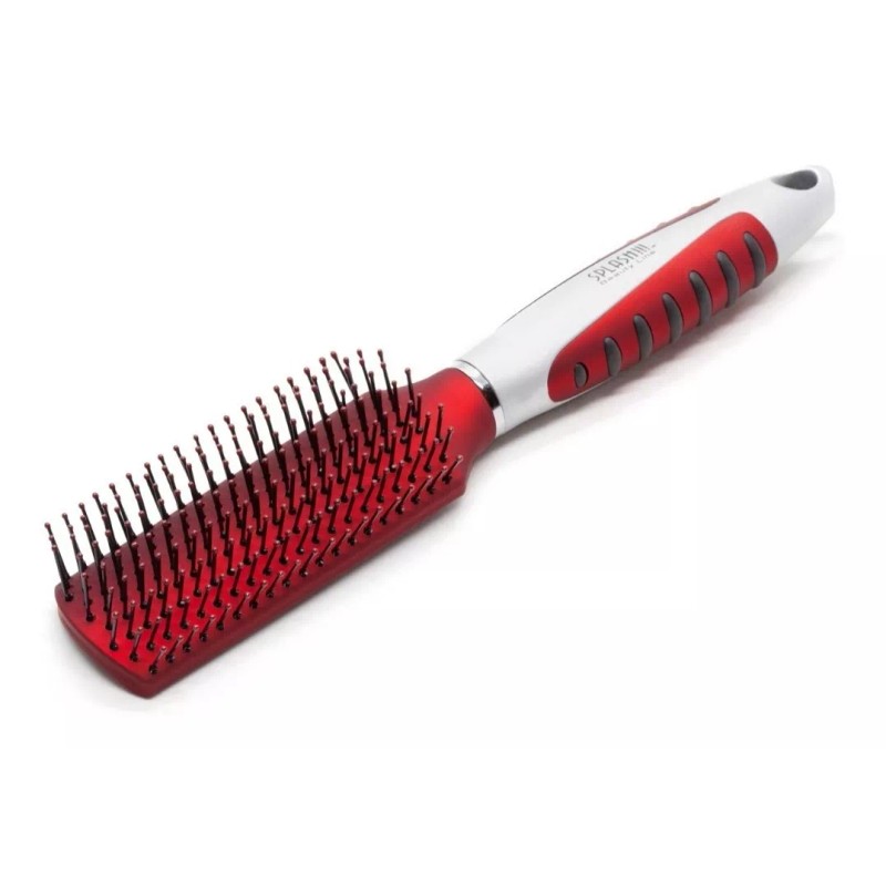 Splash!!! Beauty Line Cepillo Araña Para Cabello Nylon Vino/plata Splash