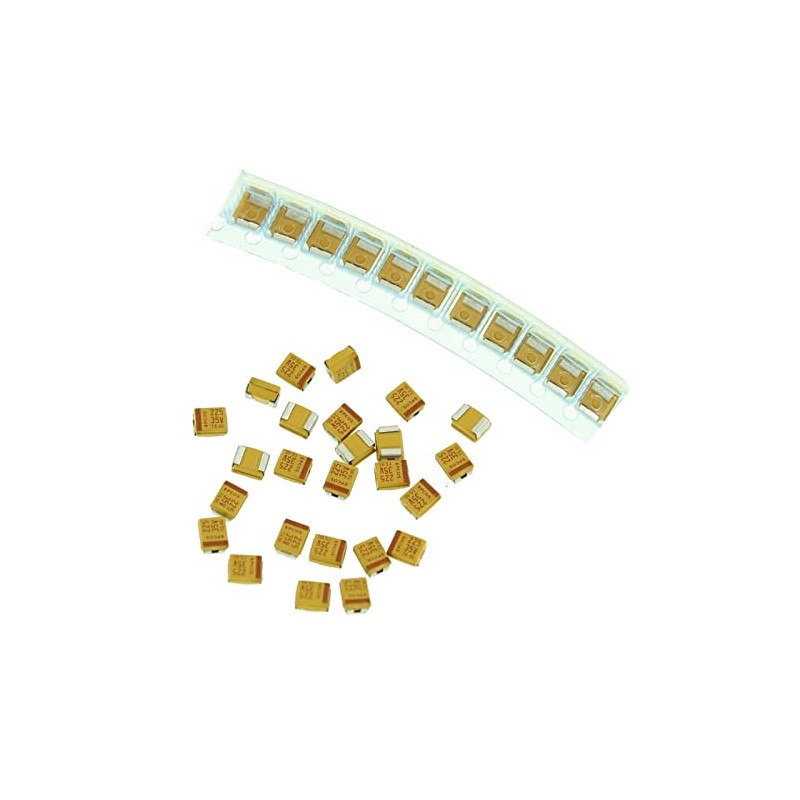 20x Tantalum Capacitor SMD B 2.2µF 35V 125°C 3.5x1.9mm Kemet