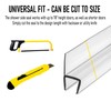 eatelle Frameless Shower Door Side Seal Strip for 3/8 Inch