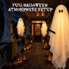 Halloween Decorations Outdoor, 3 Pack Hanging Light Up Ghosts on