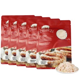 Natural Hog Casings for Sausage，Bratwurst at about 1.6'', Makes 175 lbs. Home Sausage Making(pack of 5)