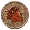 Acorn Patrol Patch - 2" Diameter Round Embroidered Patch (Hook-Fastener)