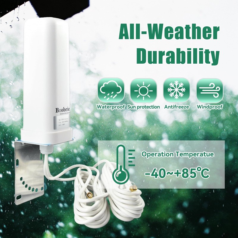 Boobrie 2x2 MIMO 4G LTE 5G Antenna High Gain 10dBi