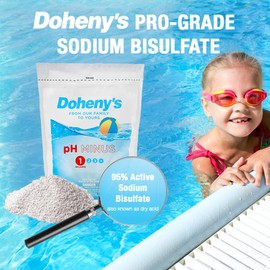 Doheny's pH Minus | pH Down for Pools | Sodium Bisulfate Dry Acid | Pool pH Reducer | Water Balancer | Fast Dissolving | Pro Strength | Works in All Pools | Proudly Made in USA |10 lb