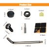 Car License Plate Screws Kit, Anti Theft Stainless Steel Car
