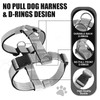 No Pull Dog Harness, Heavy Duty Tactical Dog Harness, Adjustable