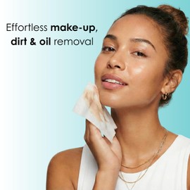 Global Beauty Care Aloe Vera Makeup Remover Wipes - Gentle Daily Facial Cleansing Wipes for Sensitive Skin, Hydrating & Moisture Restoring With Vitamins A, C, & E, Travel-Friendly, 60 Count (1-Pack)