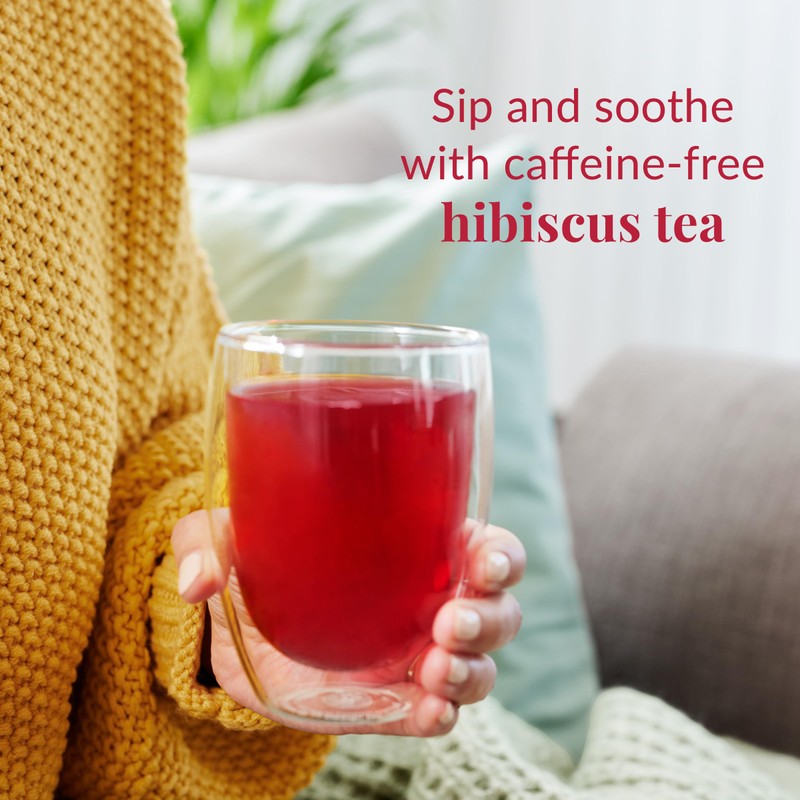 The Republic of Tea, Hibiscus Blueberry Superflower Herbal Tea, 250