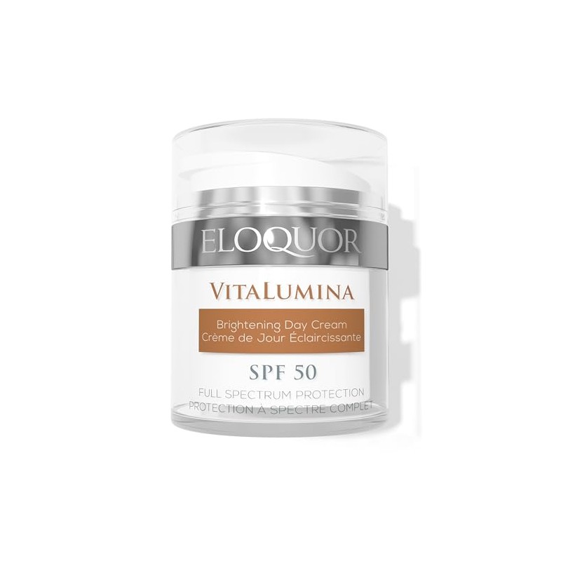 Eloquor VitaLumina SPF 50 Brightening Day Cream, Full Spectrum Protection,