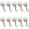 Homion Magnetic Hooks, Stainless Steel, Rust Free, Includes Magnets, Vertical