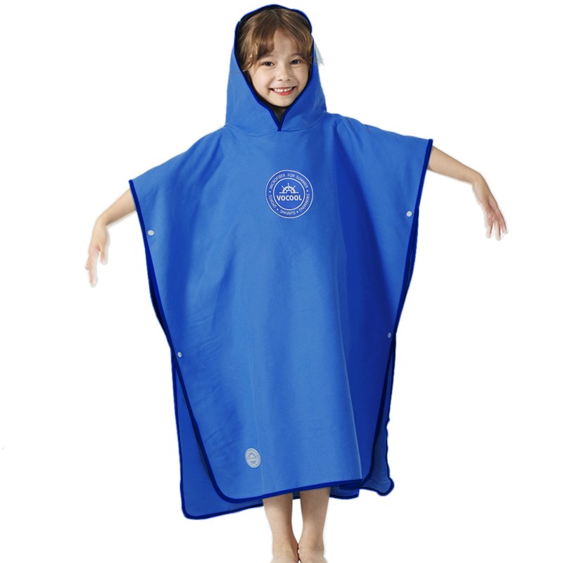 Hooded Bath Towel for Kids Quick Dry Bath Poncho Towel