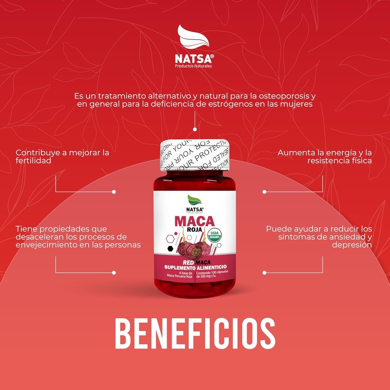 NATSA Maca Negra + Maca Roja