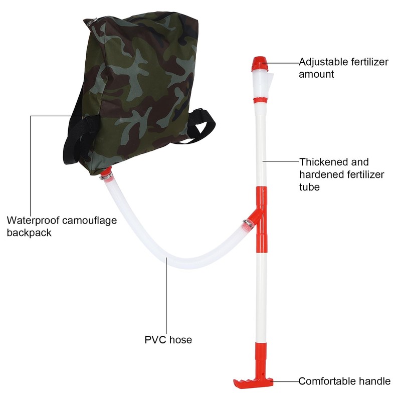 shenruifa Manual Fertilizer Spreader Fertilizing Tool with Bag for Farm