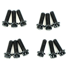 Precision Parts 12 Point Up Pipe/Manifold Bolt Set Compatible with 2001-2016 Chevy Silverado/GMC Sierra 6.6L LBY LLY LBZ LMM LML Duramax Diesel