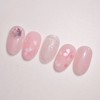 Kkotbi Handmade Nail Tips - Almond Short / 꽃비수제네일팁 -