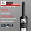 KIRXST Impact Triple Square Spline Bit Socket, 1/2" Drive M10