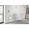 Zack CARVO Toilet Roll Holder, Metal, Black