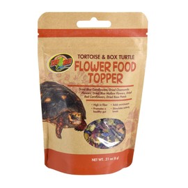 Zoo Med Tortoise & Box Turtle Flower Food Topper 0.21 oz - Pack of 4