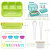 QQKO Bento Box for Kids Adults, School Toddler Lunch Box