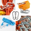 50PCS 1.57 inch Small Clip, 304 Stainless Steel Spring Snap