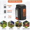 GWELEC 40V 4.0Ah Lithium Battery for Black and Decker 40