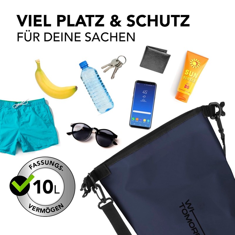 #DoYourOutdoor Where Tomorrow Dry Bag 2L Grey - Waterproof Backpack