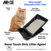 Kitty Lounge Disposable Litter Tray, Black, 25-Pack- Argee RG606/25