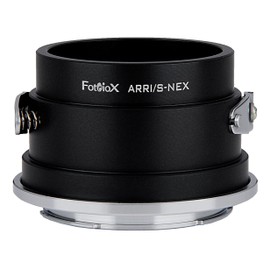 Fotodiox Lens Mount Adapter, Arri Standard Lens to Sony NEX E-Mount Camera Such As Alpha a7, NEX-3, NEX-5, and NEX-7, Black