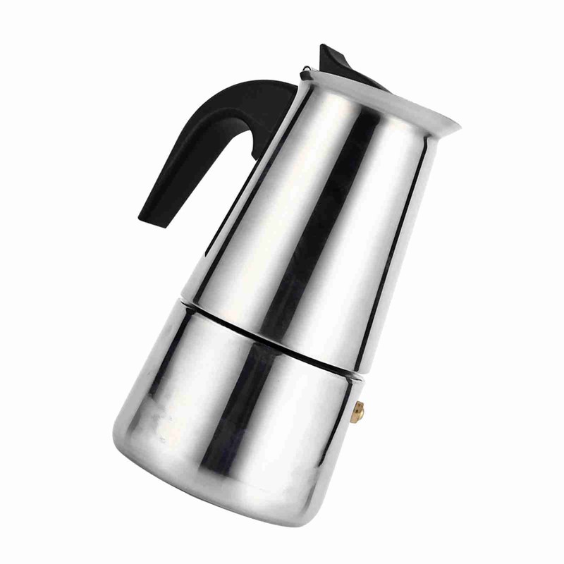 Stainless Steel Percolator Moka Pot Coffee Maker Stove Home Office