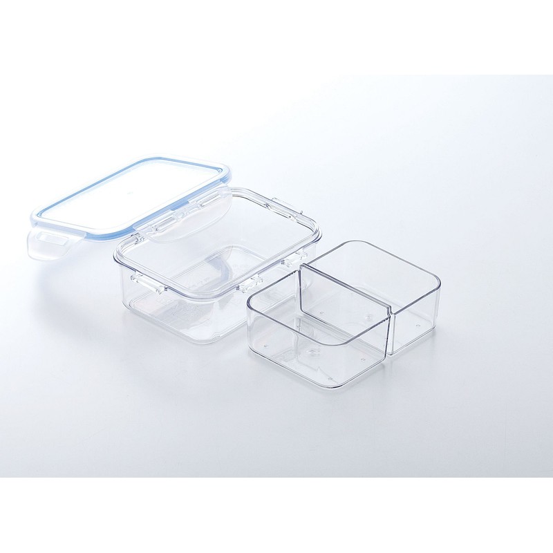Lock & Lock LBF806C Bis-free Container with Divider, 2 Compartments