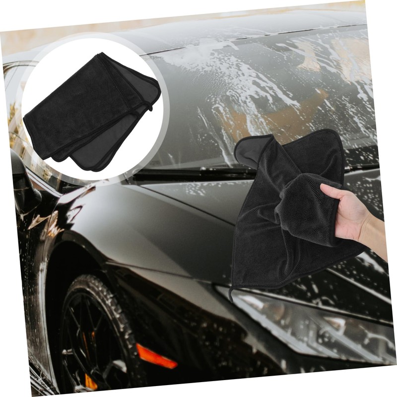 KICHOUSE Microfiber Towel Set Car Cleaning Cloths Super Absorbent Drying