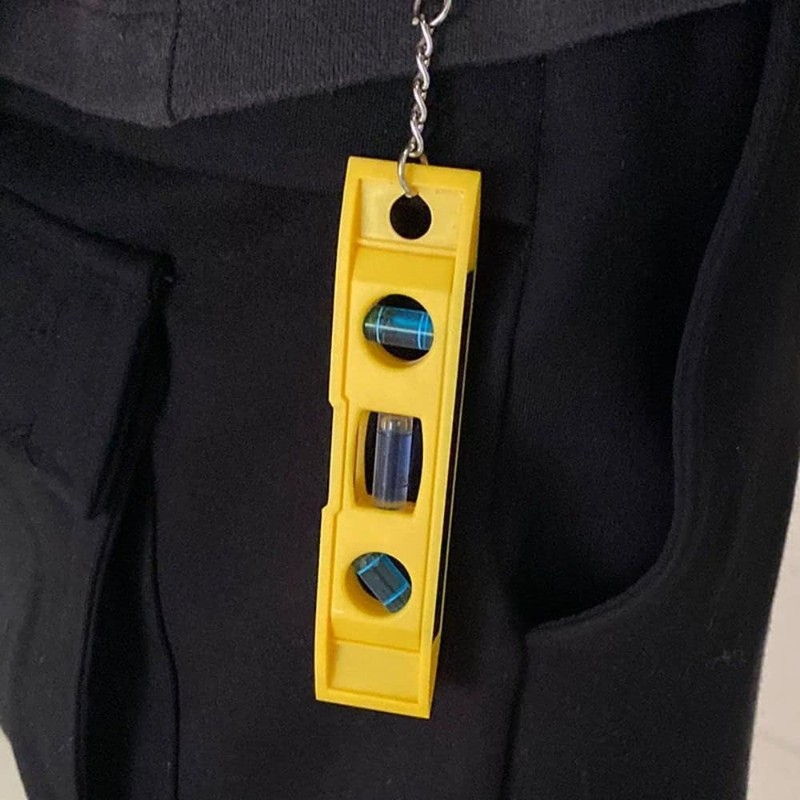 Yellow Magnetic Level Mini 3 Bubble Level, Strong Magnetic Level
