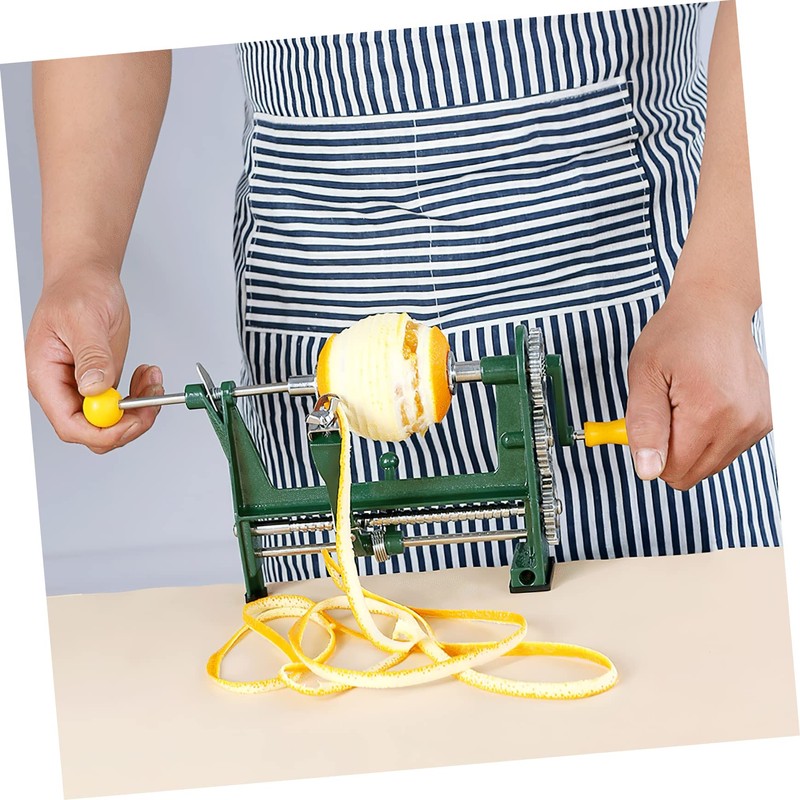 LABRIMP Hand Crank Professional Fruit Slicer Veggie Peeler Alloy Fruit