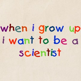 CafePress Grow Up Scientist Tote Bag Reusable Natural Beige Canvas Shopping Bag