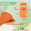 10 Meter 3mm Elastic Bungee Shock Cord Stretch String, 25pcs