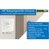 Motion Detector Sensor, Flush-Mounted Installation, LED Suitable, 9 Metre Range,
